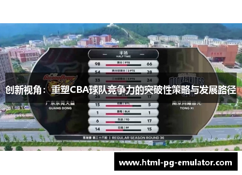 创新视角:重塑CBA球队竞争力的突破性策略与发展路径 创新视角:重塑CBA球队竞争力的突破性策略与发展路径