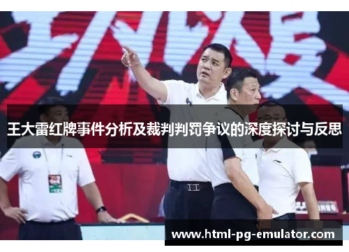 王大雷红牌事件分析及裁判判罚争议的深度探讨与反思 王大雷红牌事件分析及裁判判罚争议的深度探讨与反思