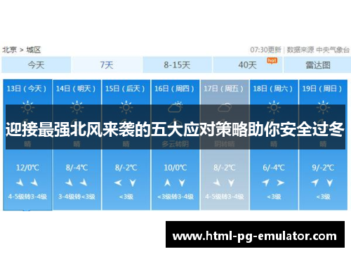 迎接最强北风来袭的五大应对策略助你安全过冬 迎接最强北风来袭的五大应对策略助你安全过冬